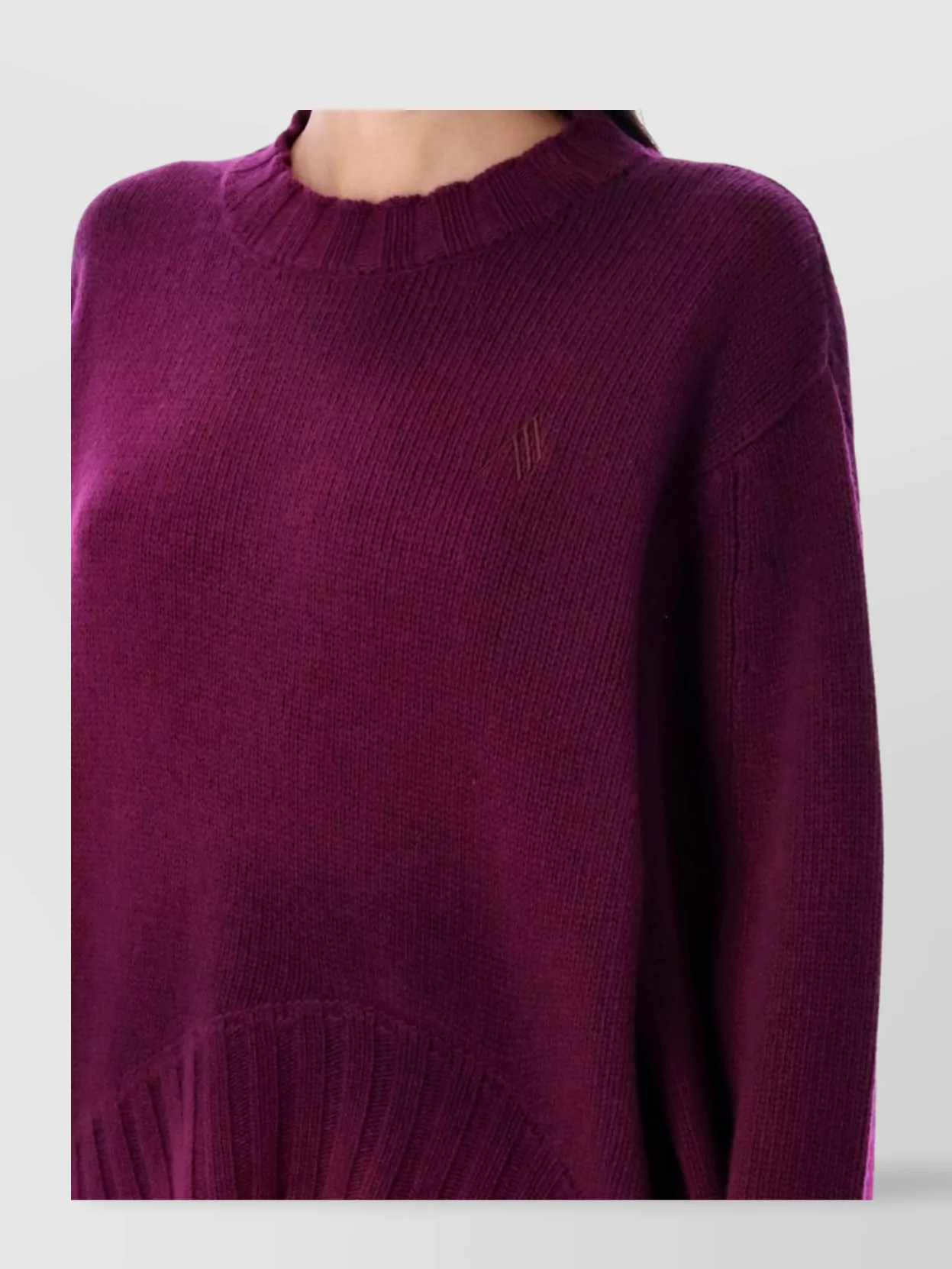 The Attico Knit Crew Neck Sweater