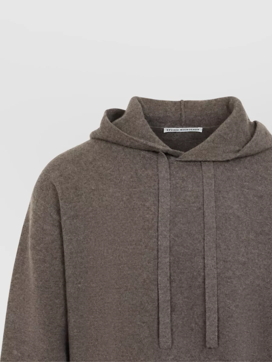 Studio Nicholson Cashmere Relaxed-Fit Hooded Sweater