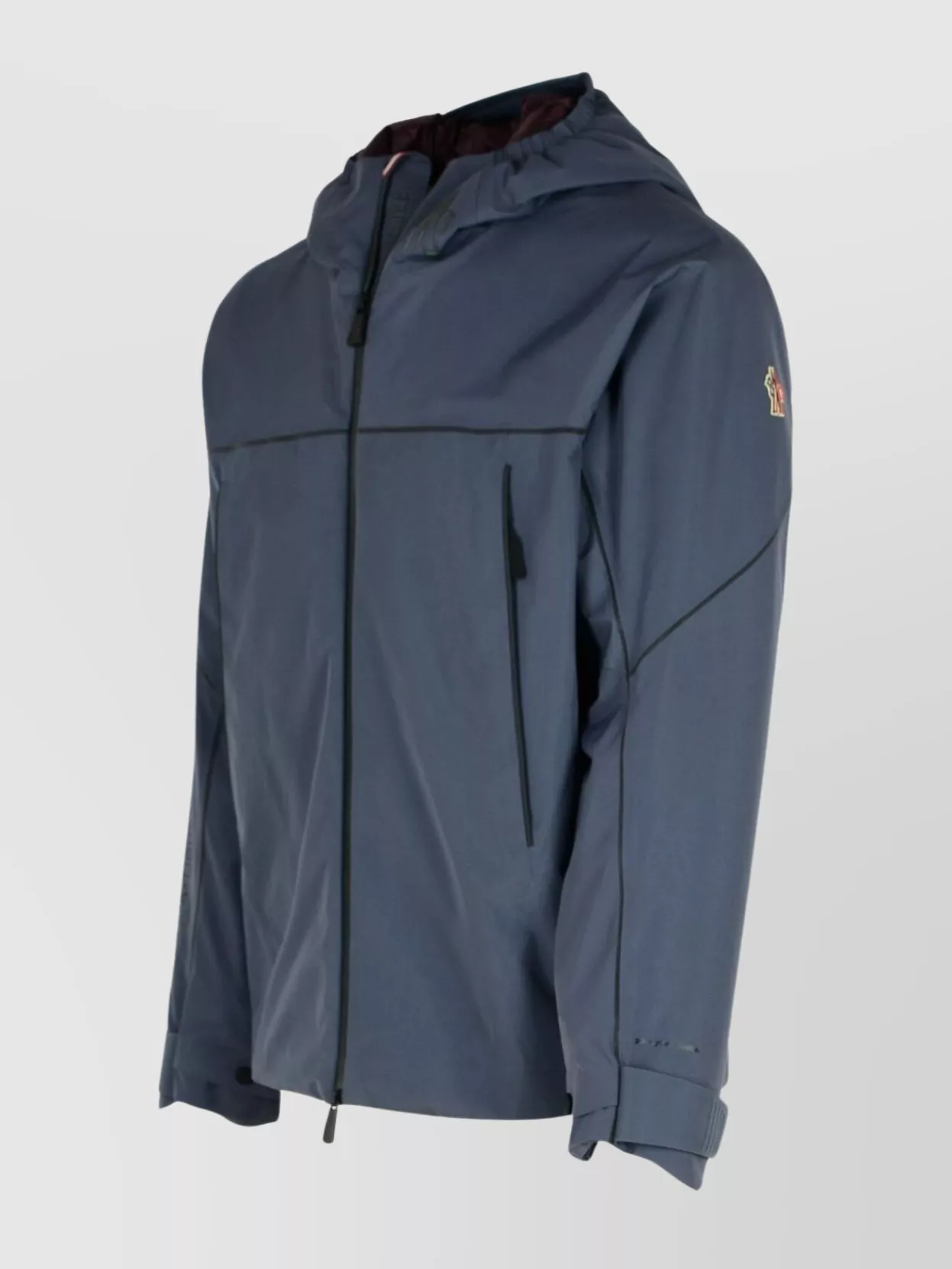 Moncler Grenoble 'Thosis' Hooded Waterproof Jacket With Adjustable Cuffs