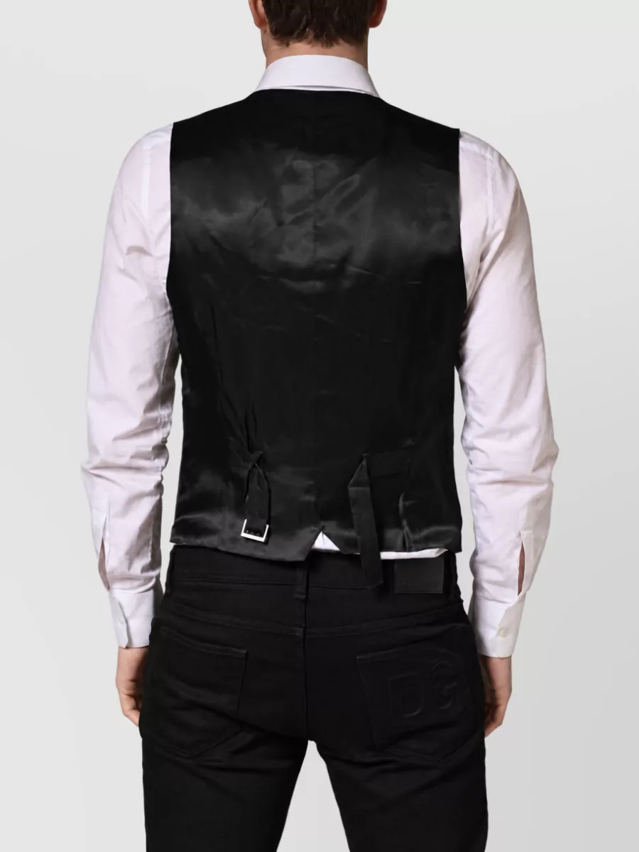 Dolce&Gabbana Striped Single Breasted Waistcoat