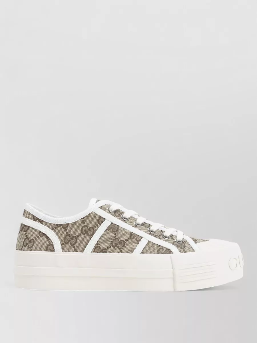 Gucci Canvas Low-Top Sneakers