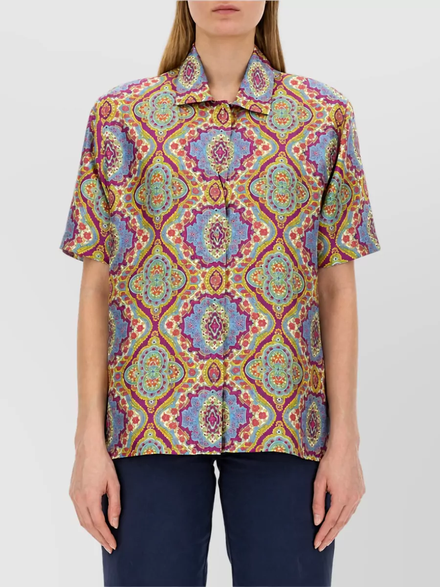 Etro printed silk shirt