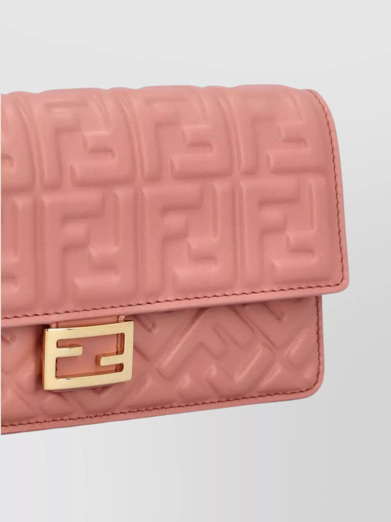 Fendi Chain Wallet Bag Nappa Leather Ff Motif