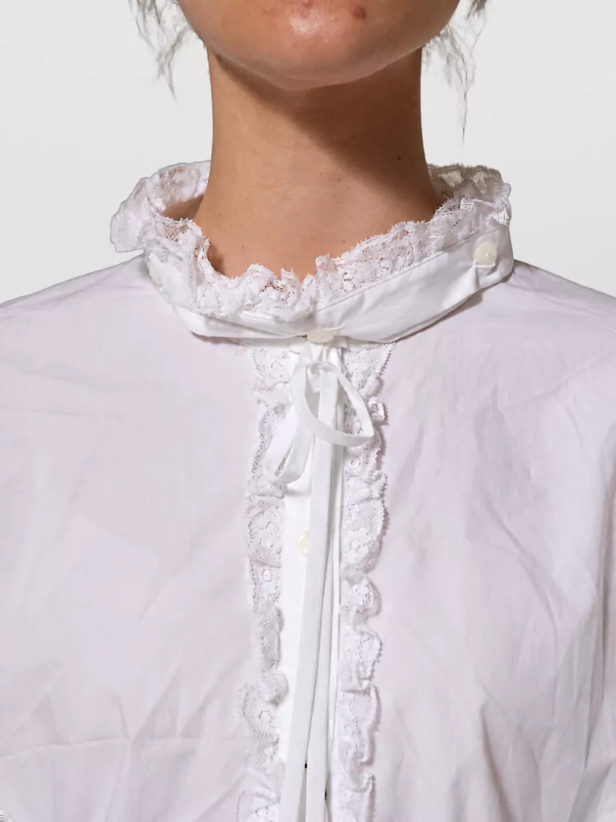 Dolce&Gabbana Ruffled Lace Blouse