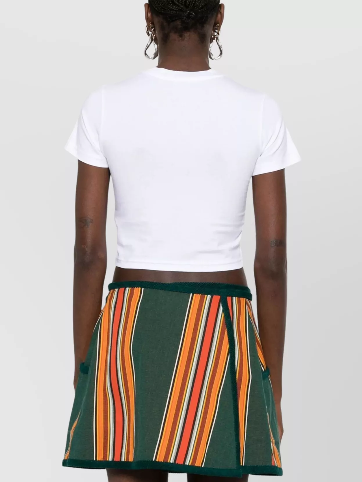 Casablanca Beach Wave Cropped T-Shirt