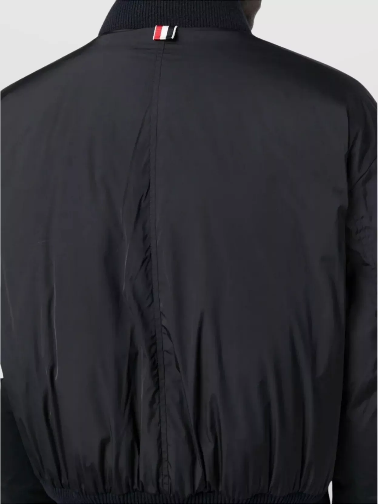 Thom Browne Oversized Knit Rib Blouson Jacket