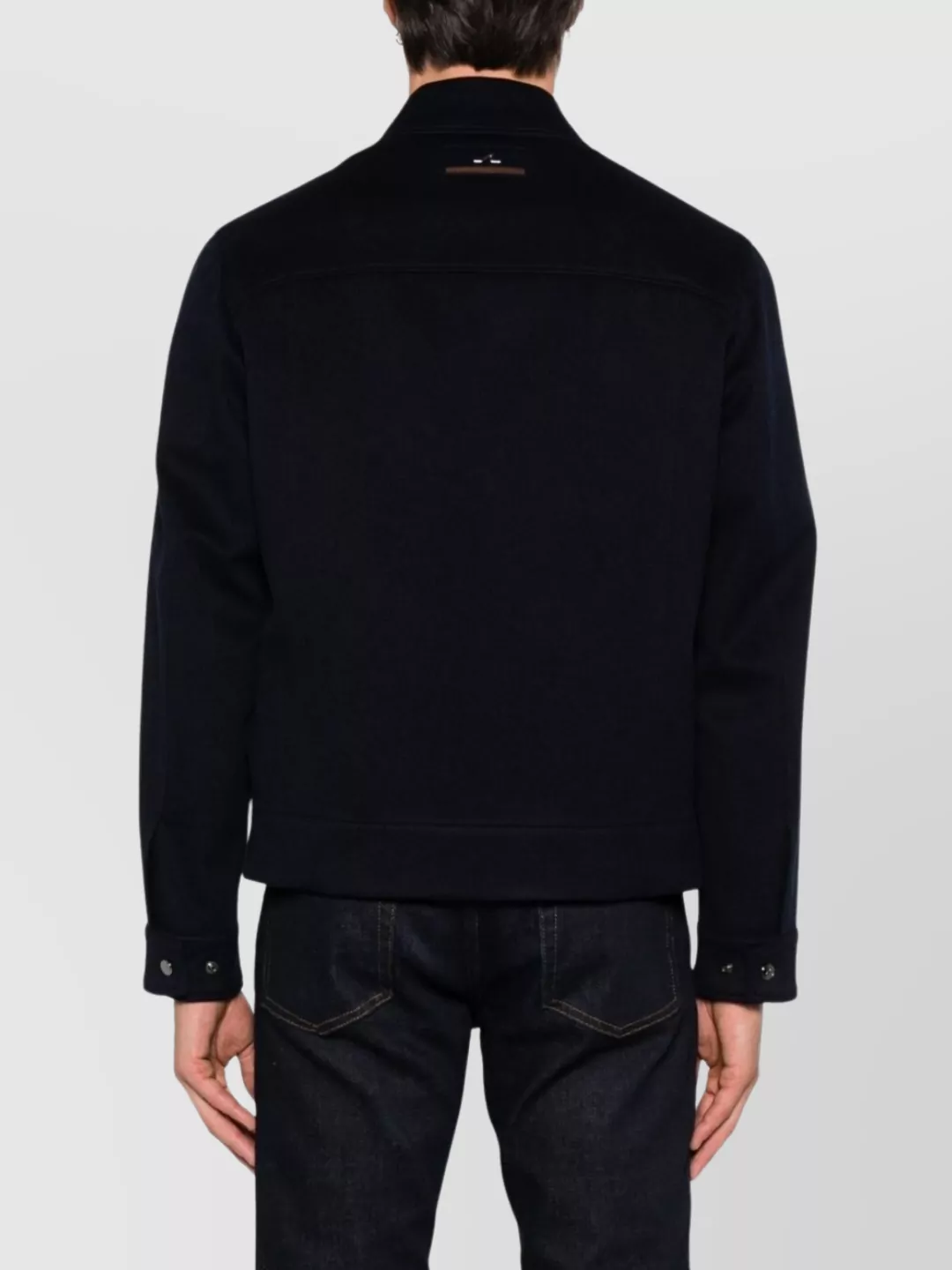 Paul & Shark Stylish Short Jacket Point Collar Side Pockets