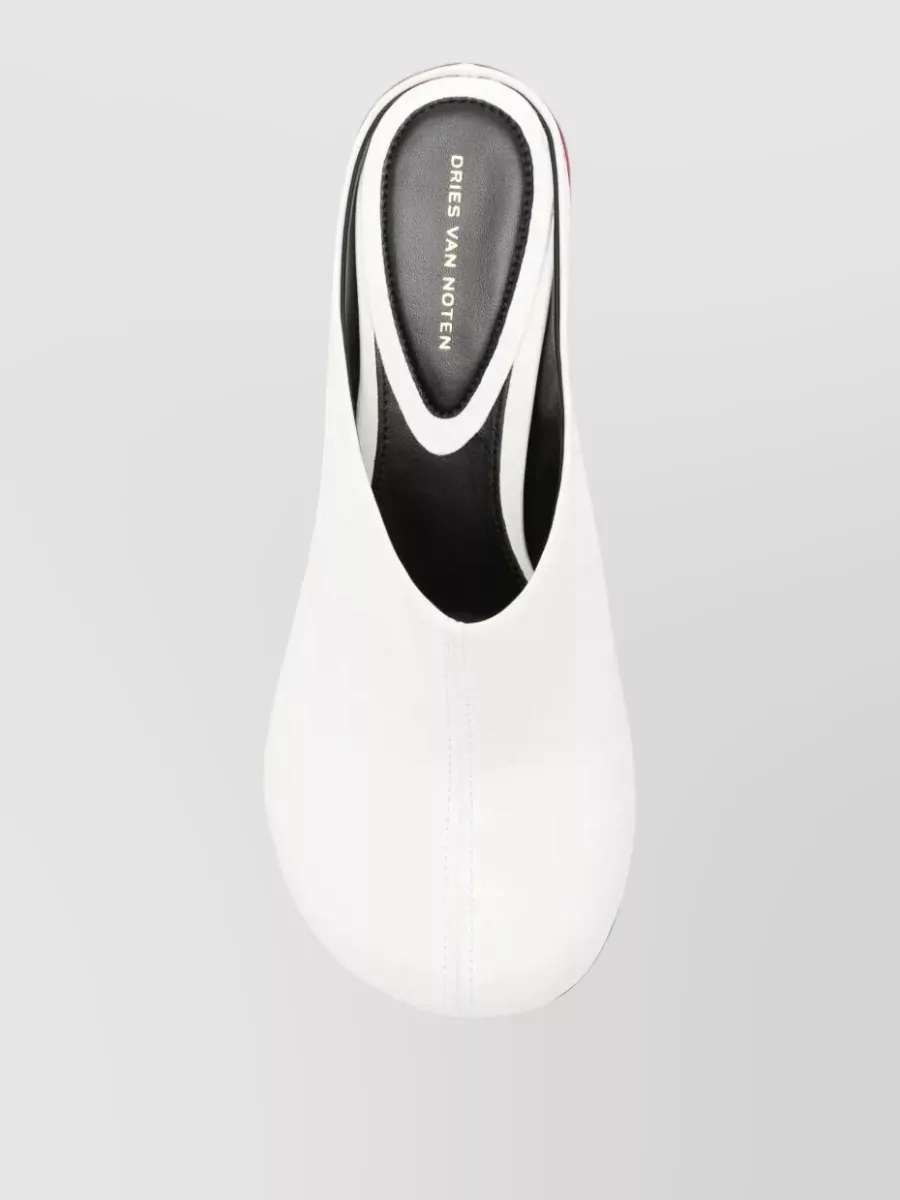 Dries Van Noten Leather Mules