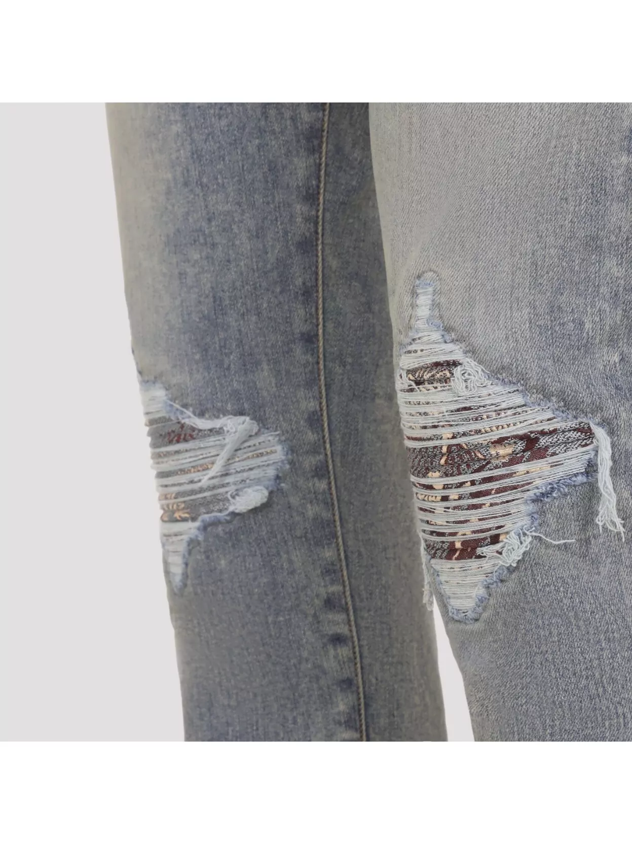 Amiri Distressed Jean Embroidered Pocket