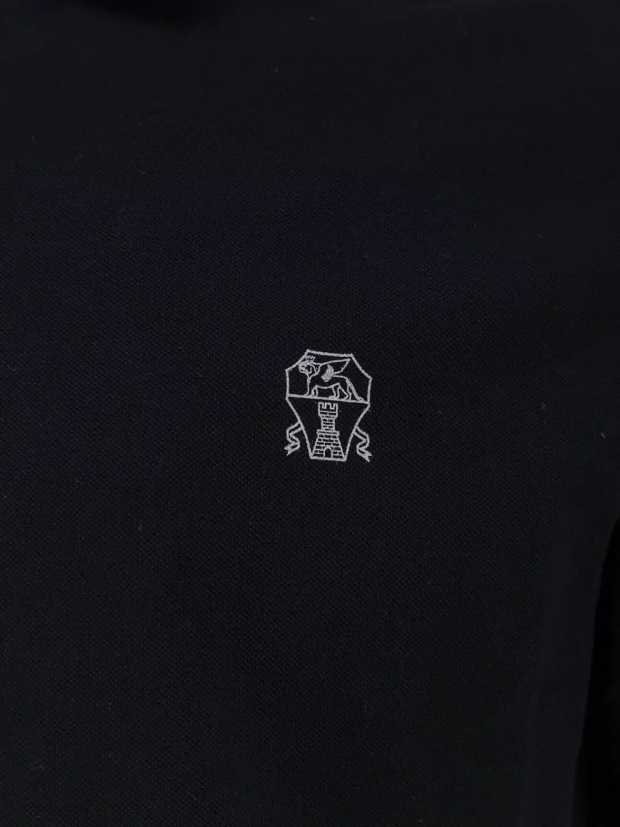 Brunello Cucinelli Polo Shirt Straight Cut Short Sleeves Collar
