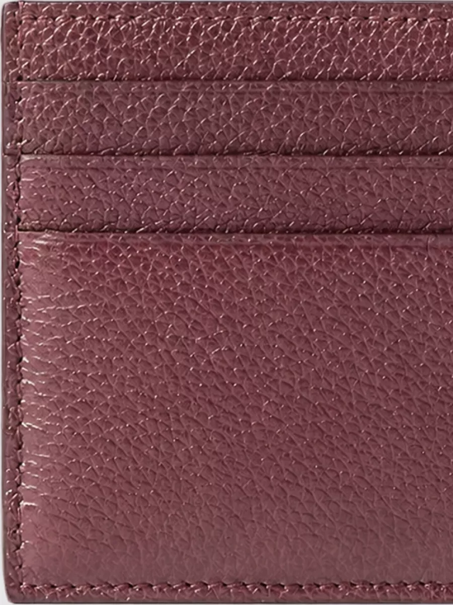 Fendi grained leather card holder