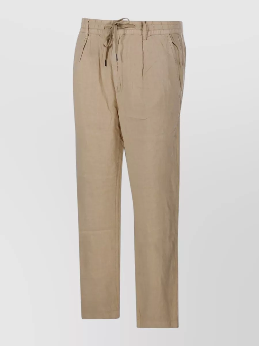 Ralph Lauren Linen Straight-Leg Trousers