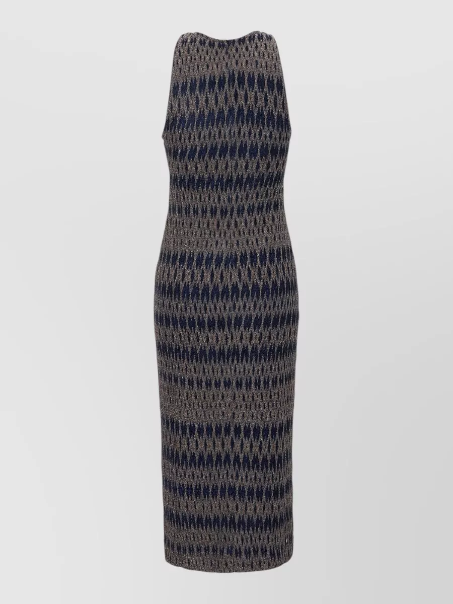 Missoni Metallic Knit Midi Dress