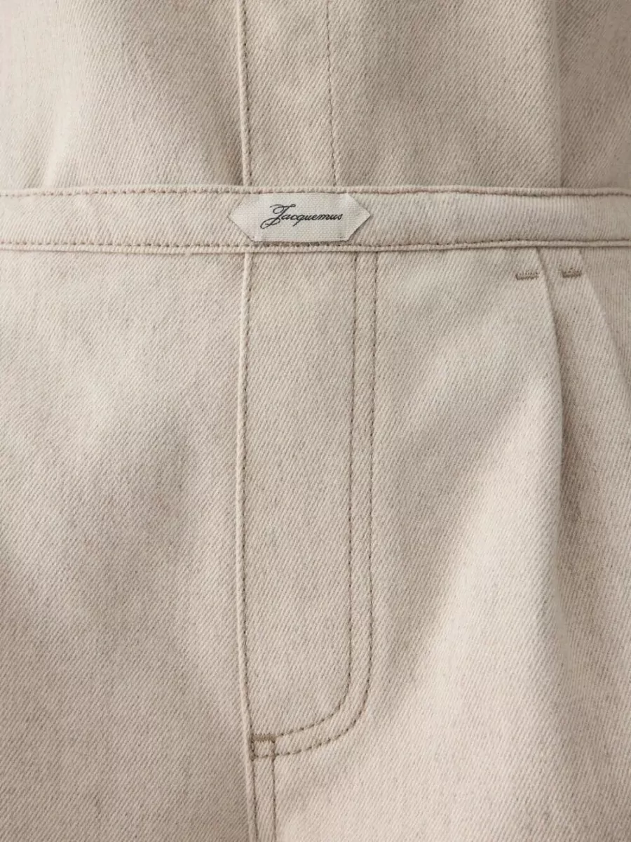 Jacquemus Denim Cropped Shorts