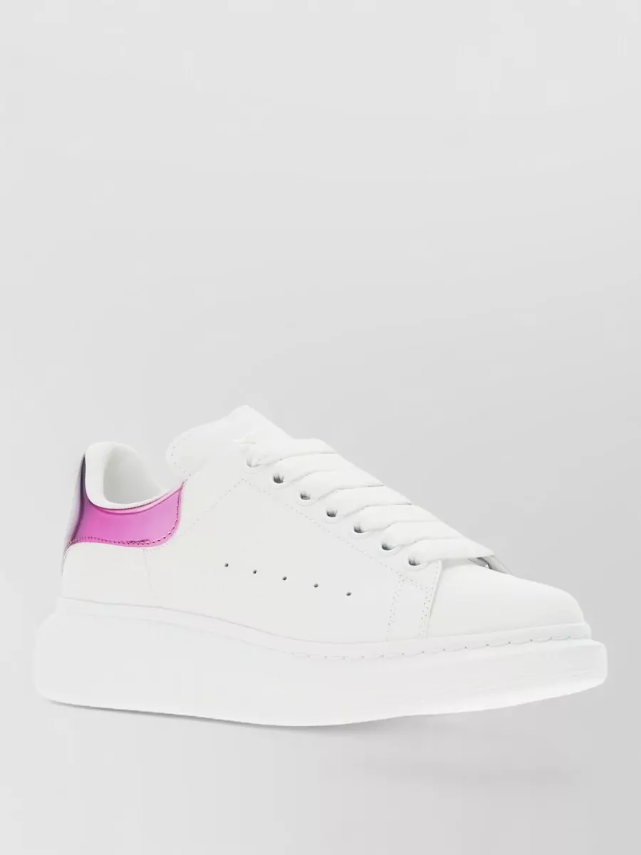 Alexander Mcqueen Leather Low-Top Sneakers