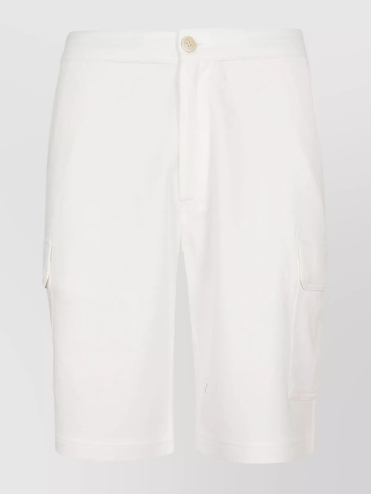 Shop Brunello Cucinelli Functional Cargo Pocket Trousers In White