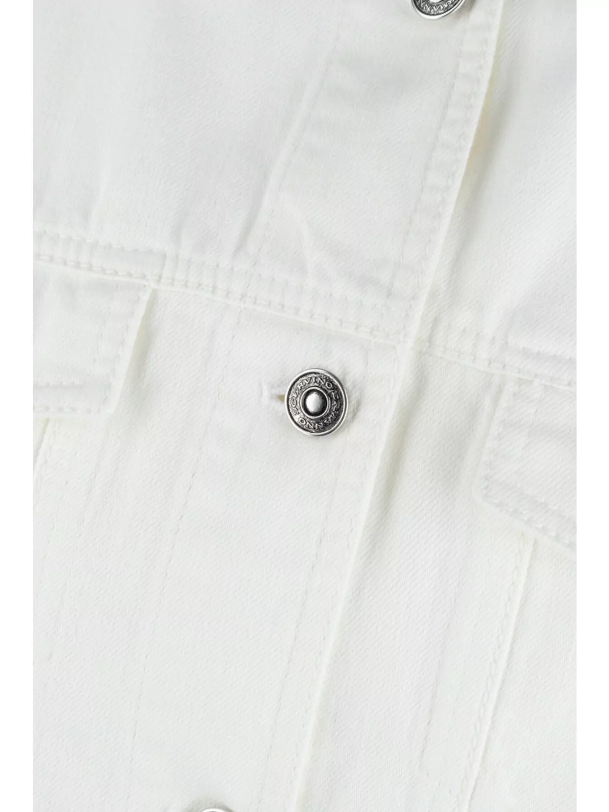Ermanno Scervino Embroidered Front Pockets Long Sleeves Jacket In White