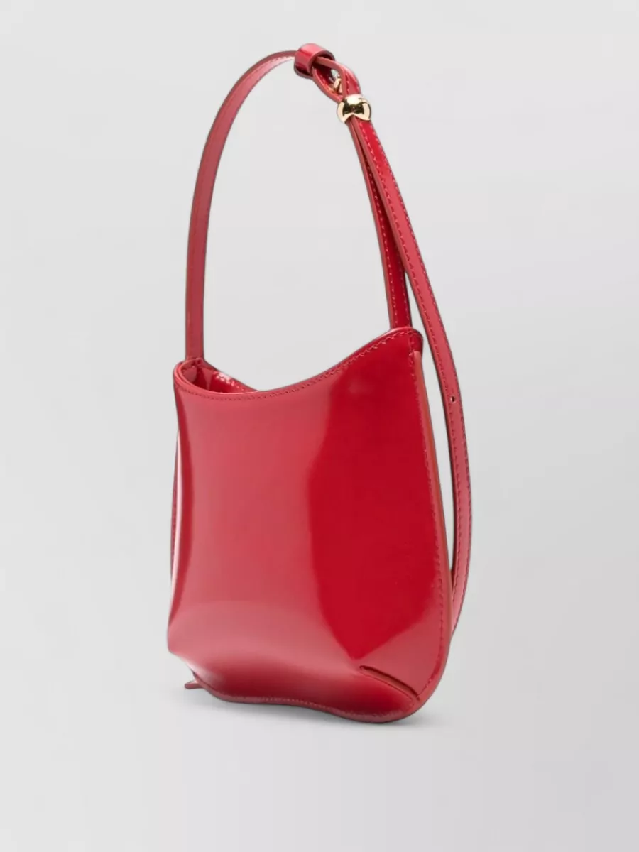 Jacquemus Le Petit Bisou Leather Shoulder Top Handle