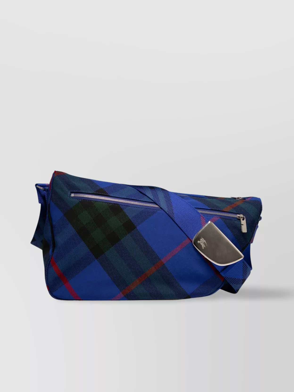 Burberry Checkered Pattern Crossbody Bags With Adjustable Strap