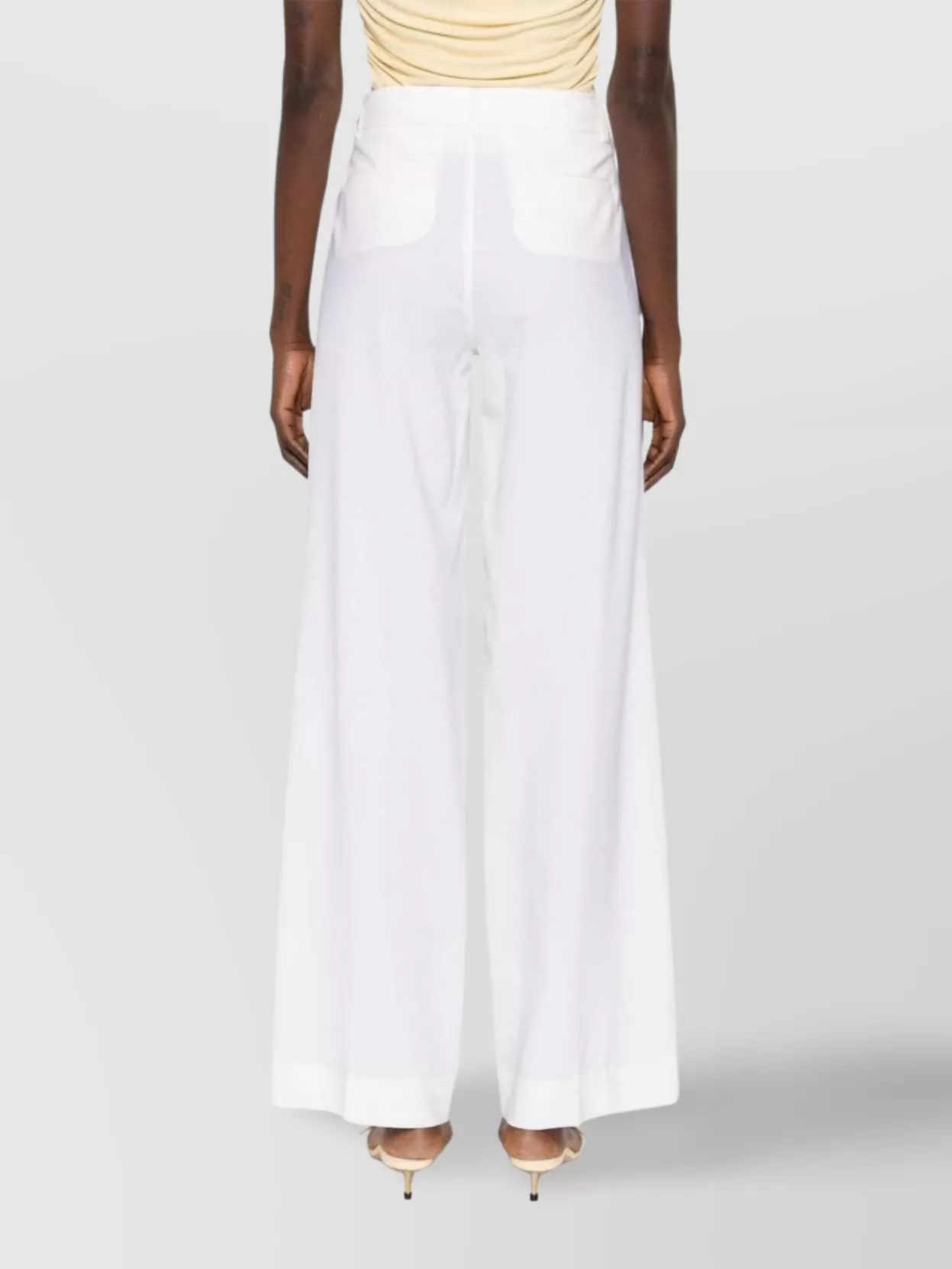P.a.r.o.s.h . Lillie Pressed-crease Wide-leg Pants