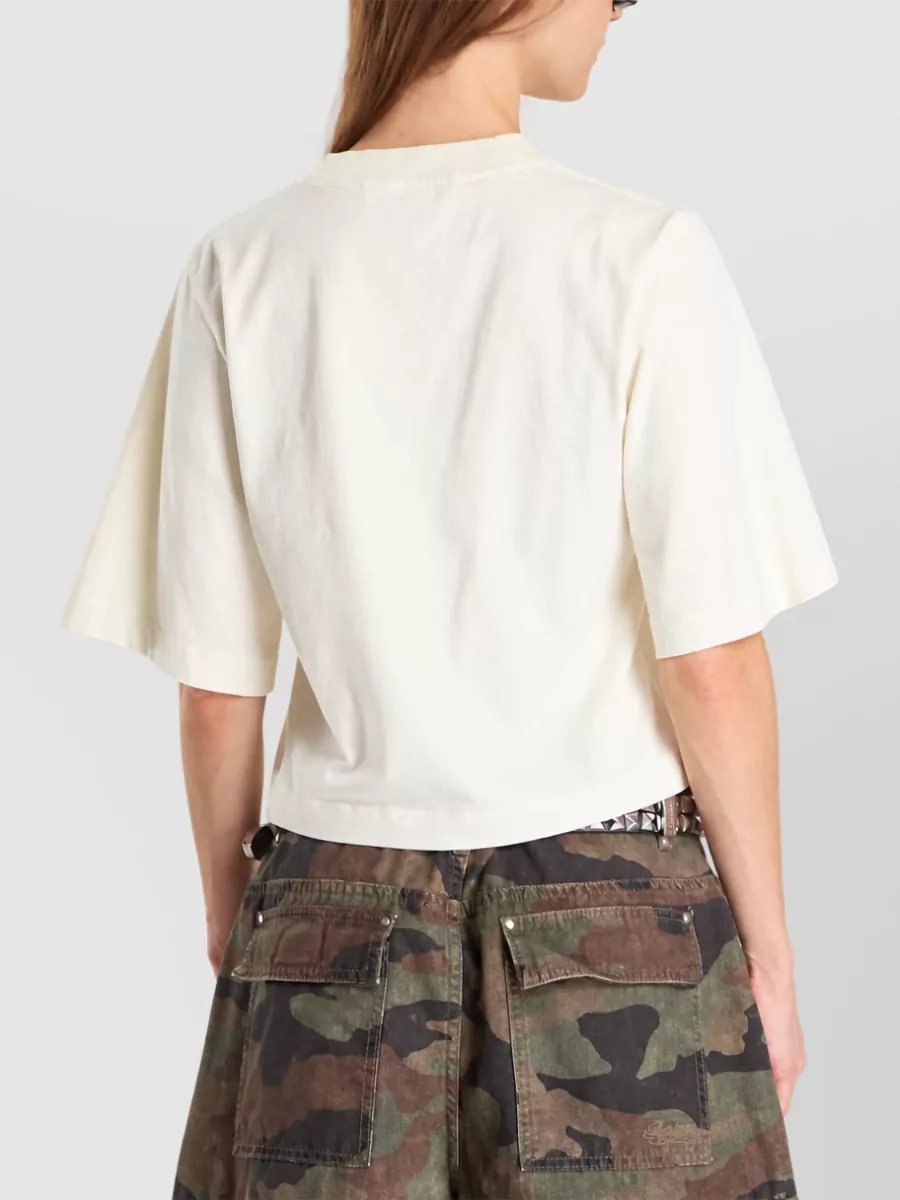 Palm Angels Curved Logo Boxy T-Shirt