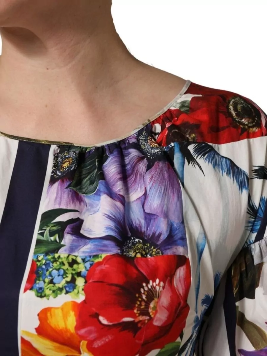 Dolce&Gabbana Cotton Patchwork Mini Dress