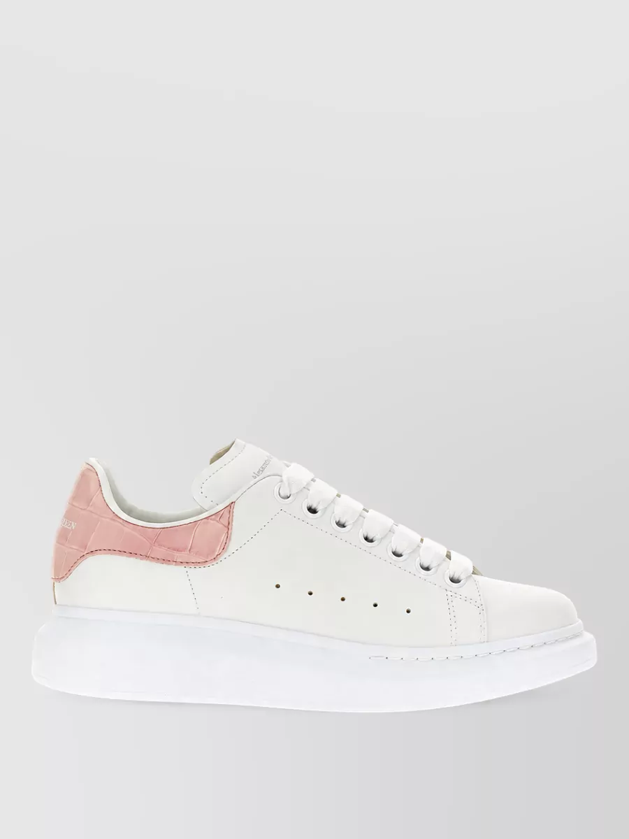 Mc Queen Leather Low-Top Sneakers