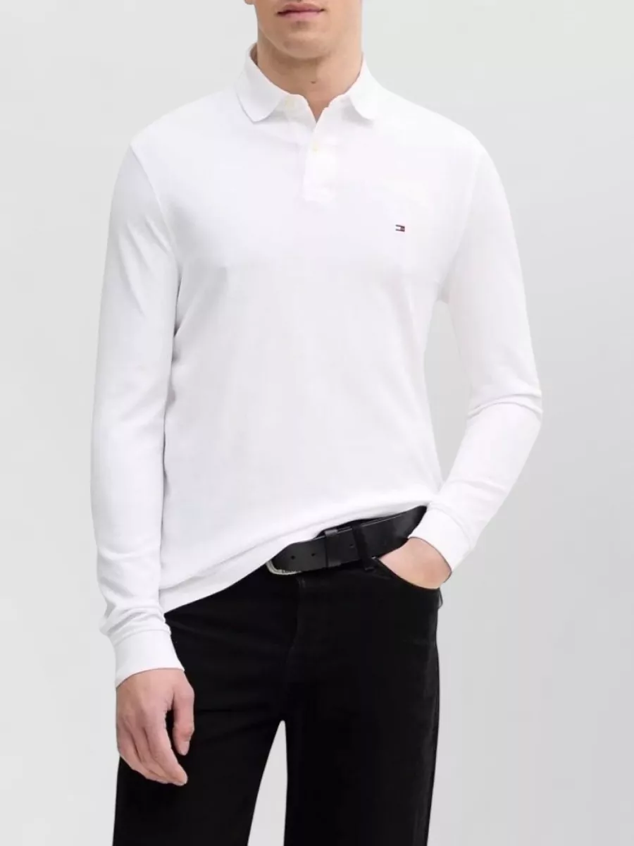 Tommy Hilfiger organic cotton long sleeve polo shirt