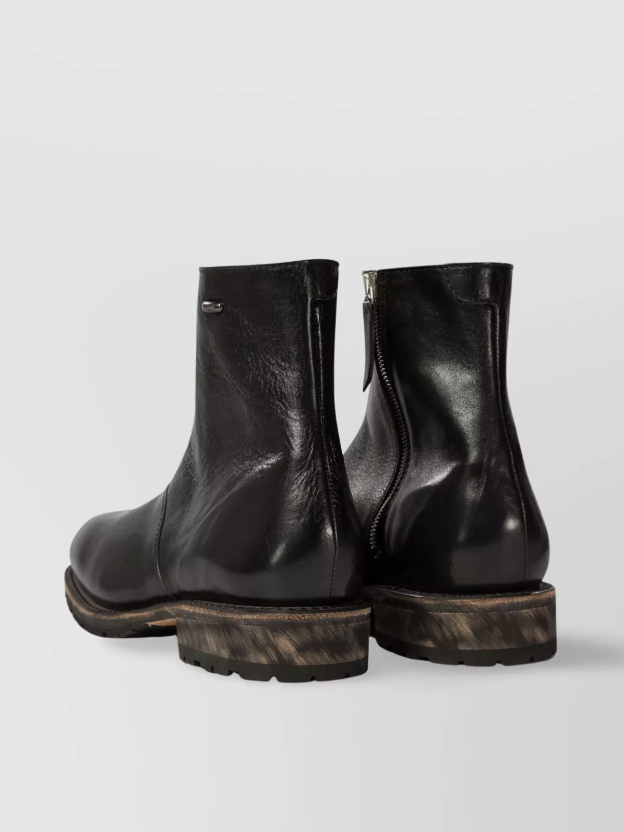 Our Legacy Engine Boot Ankle Boots In Black Leather In Black