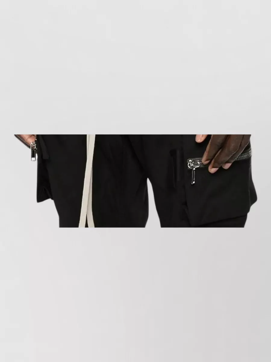 Rick Owens Plaid Long Sleeve Shirt Button Collar Pockets