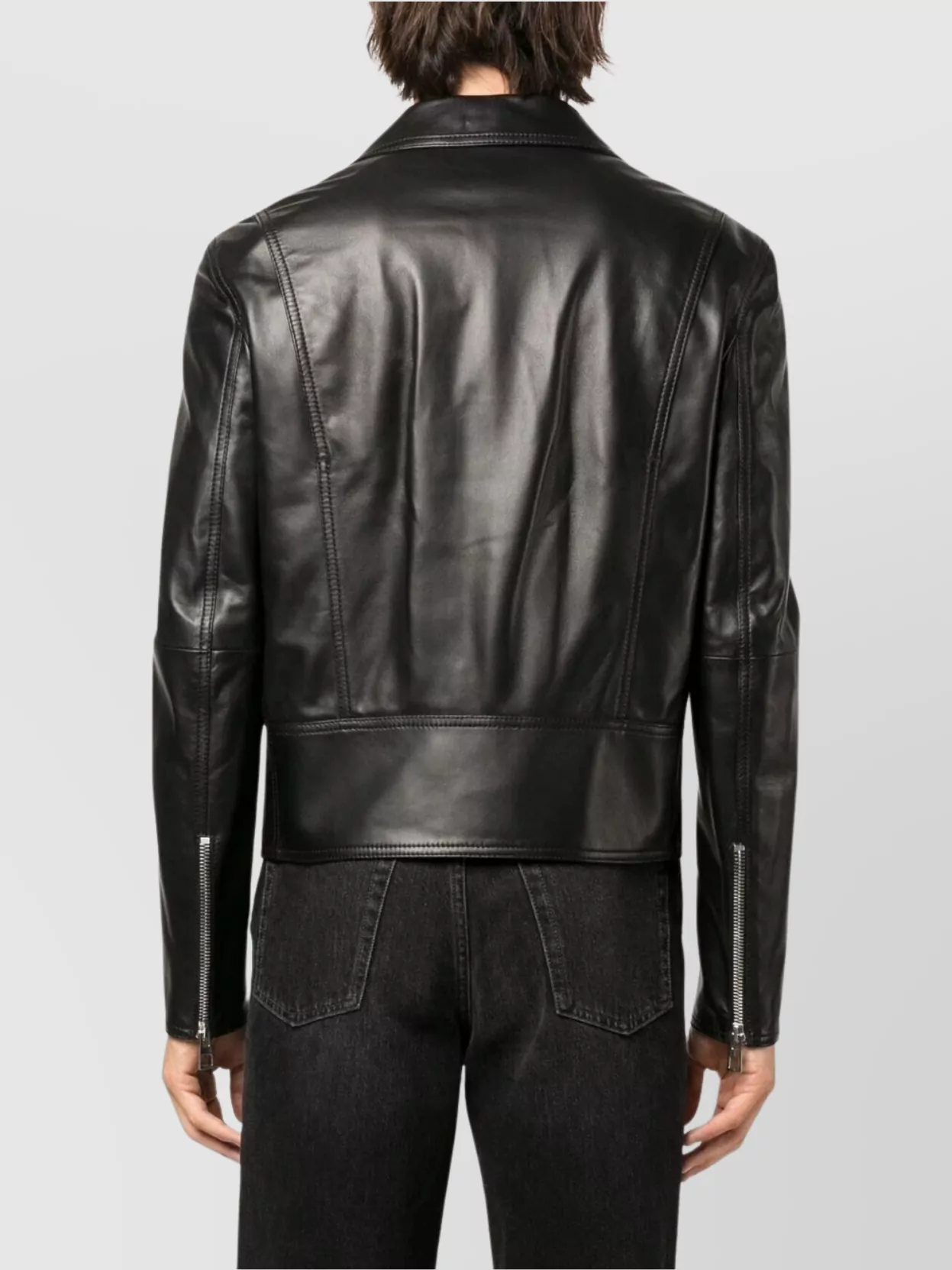 Loewe Biker Jacket With Notched Lapels And Front Pockets