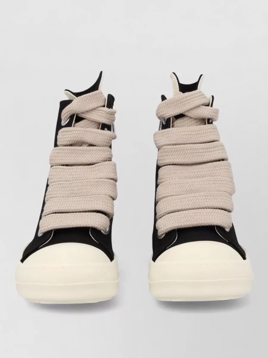 Rick Owens Drkshdw canvas high-top sneakers