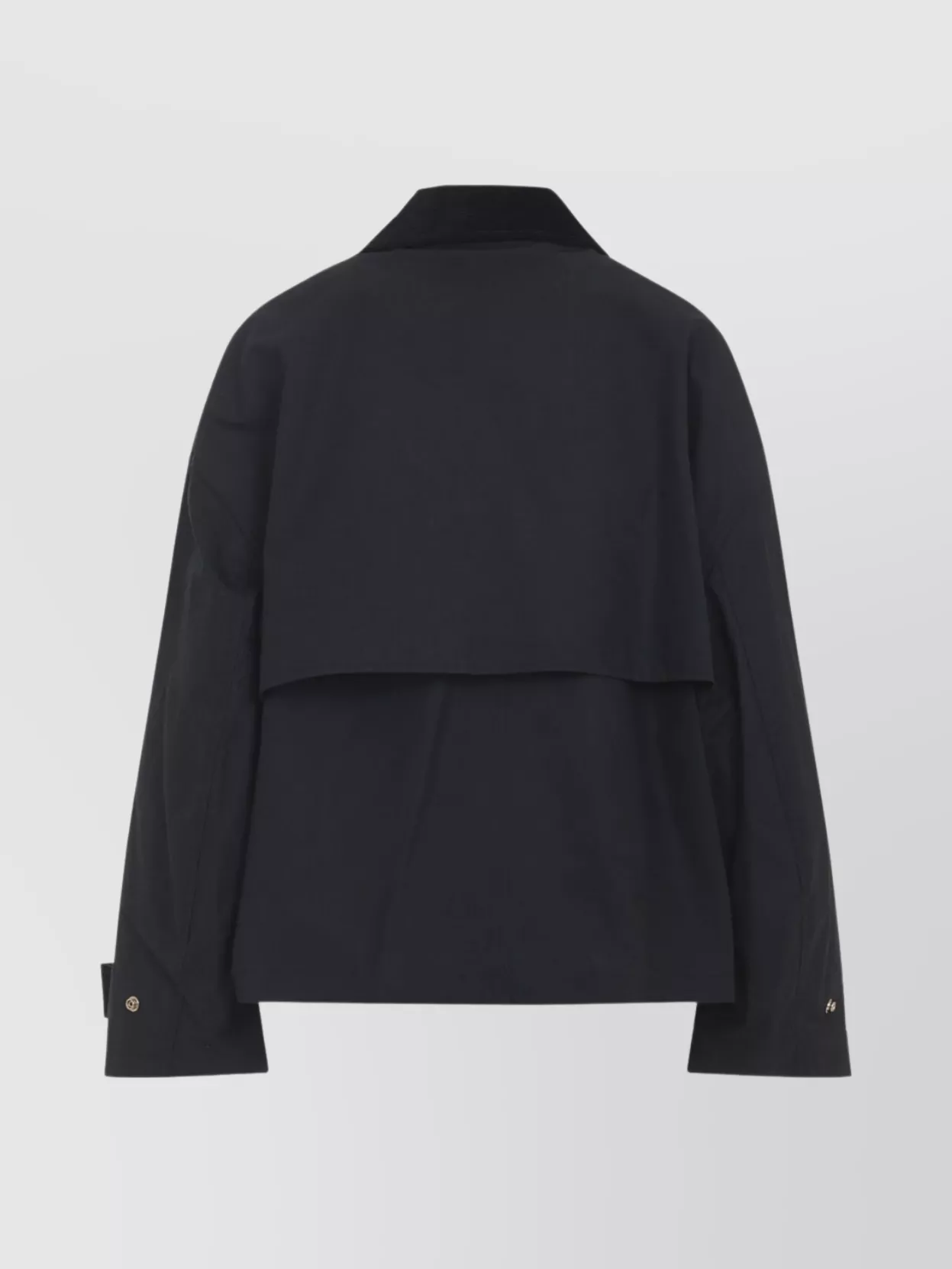 Celine Tailored Jacket With Flap Pockets And Buttons In Black