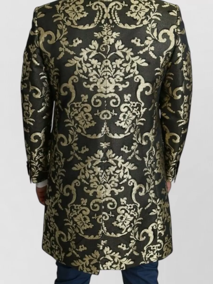 Dolce&Gabbana Brocade Double-Breasted Coat