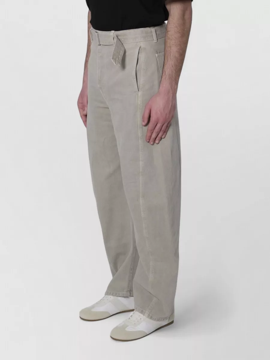 Lemaire Denim Mid-Rise Wide-Leg Trousers