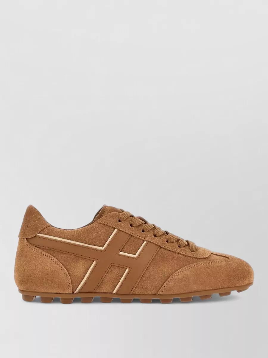 Hogan Leather Lace-Up Sneakers