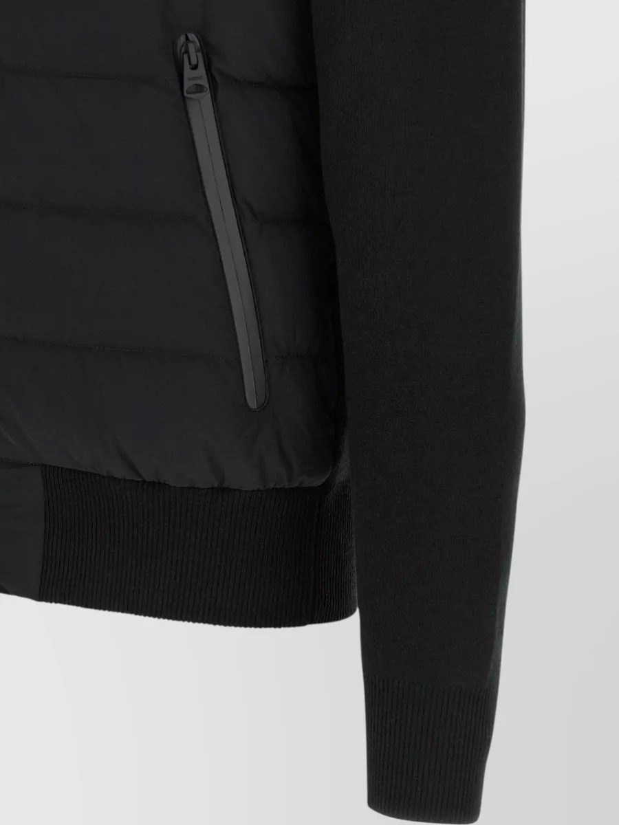 Mackage Quilted High Neck Padded Cardigan