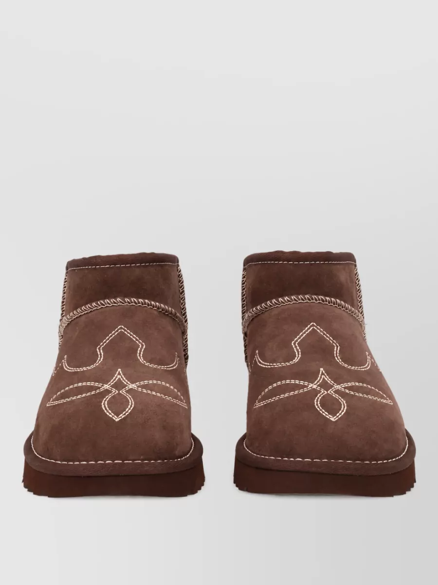 Ugg leather ankle boots