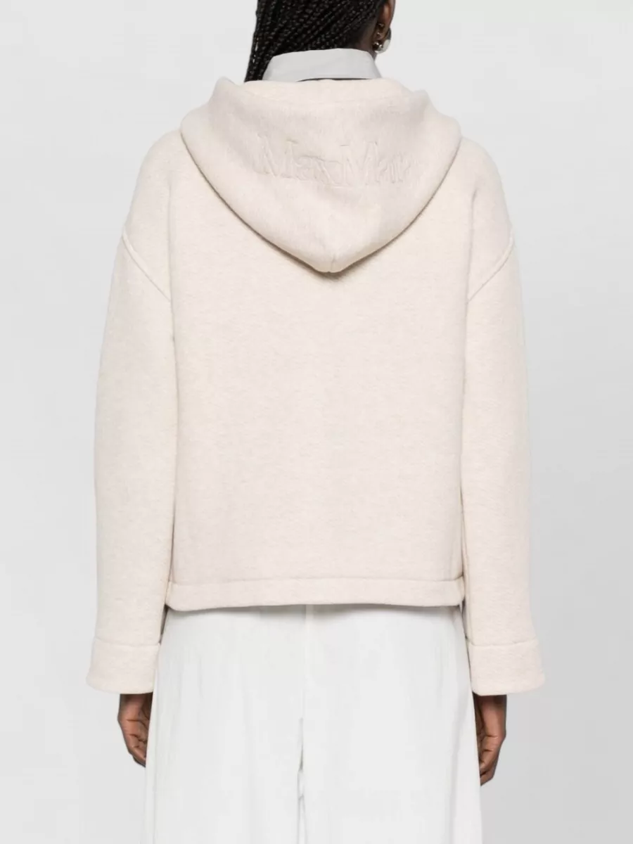 Max Mara Hooded Logo-Embroidered Hoodie