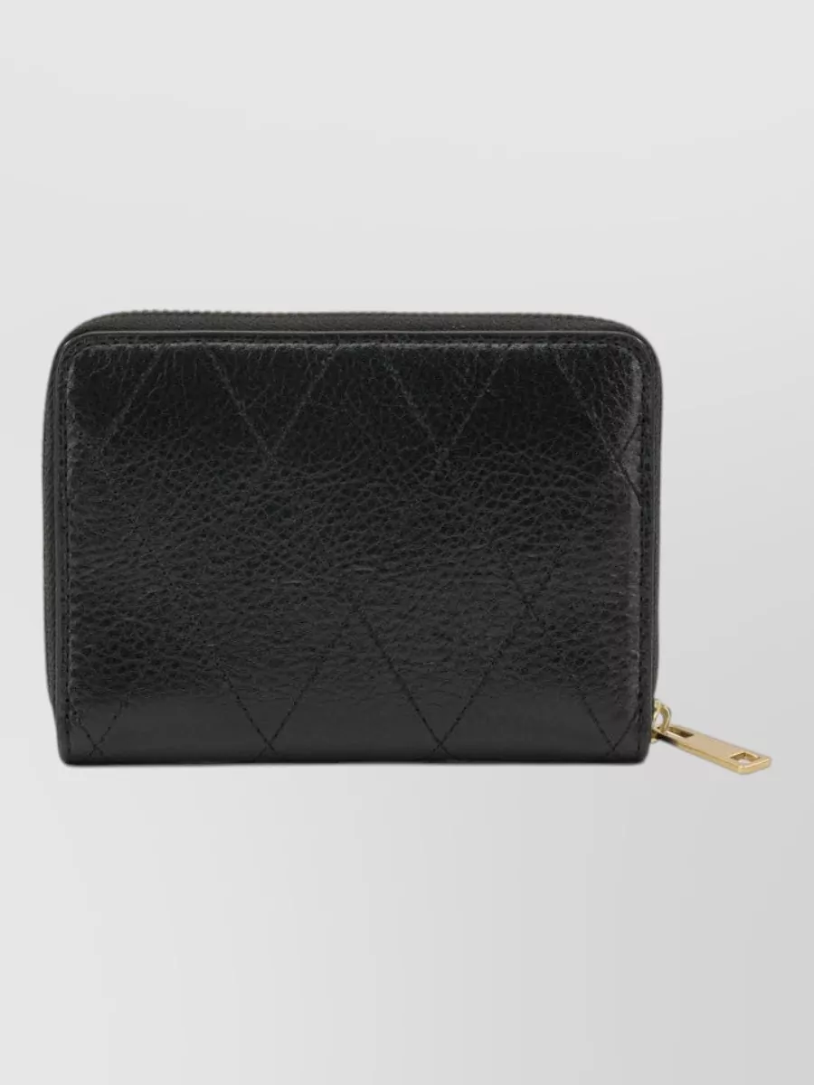 Tory Burch Quilted Leather Zip Wallet