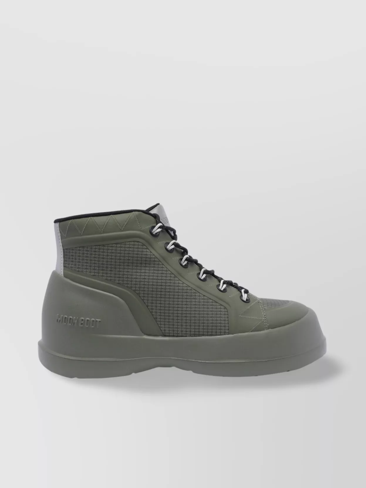 Moon Boot High-top Lace Boots Padded Collar