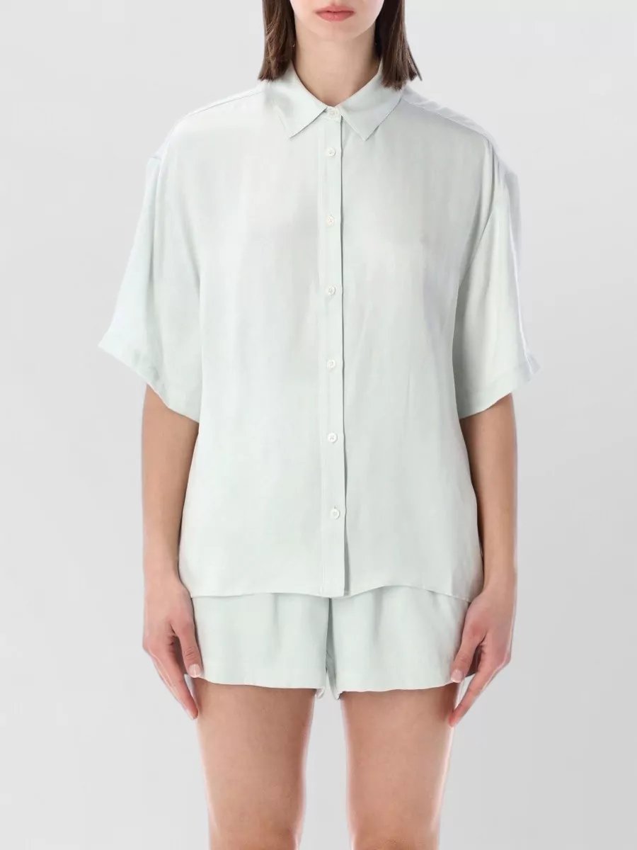 Anine Bing v-neck short-sleeve pyjama shirt
