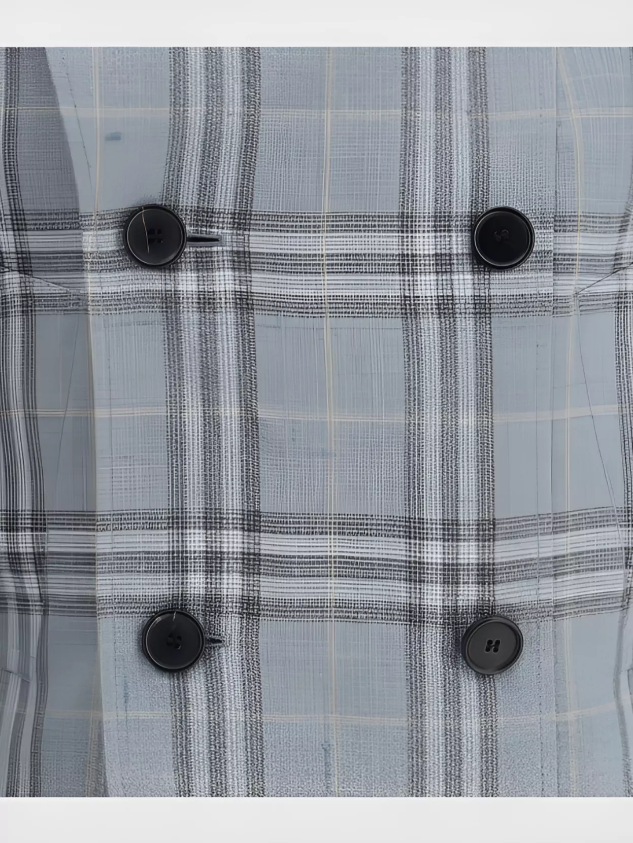 Burberry Tailored Collared Check Jacket With Pockets