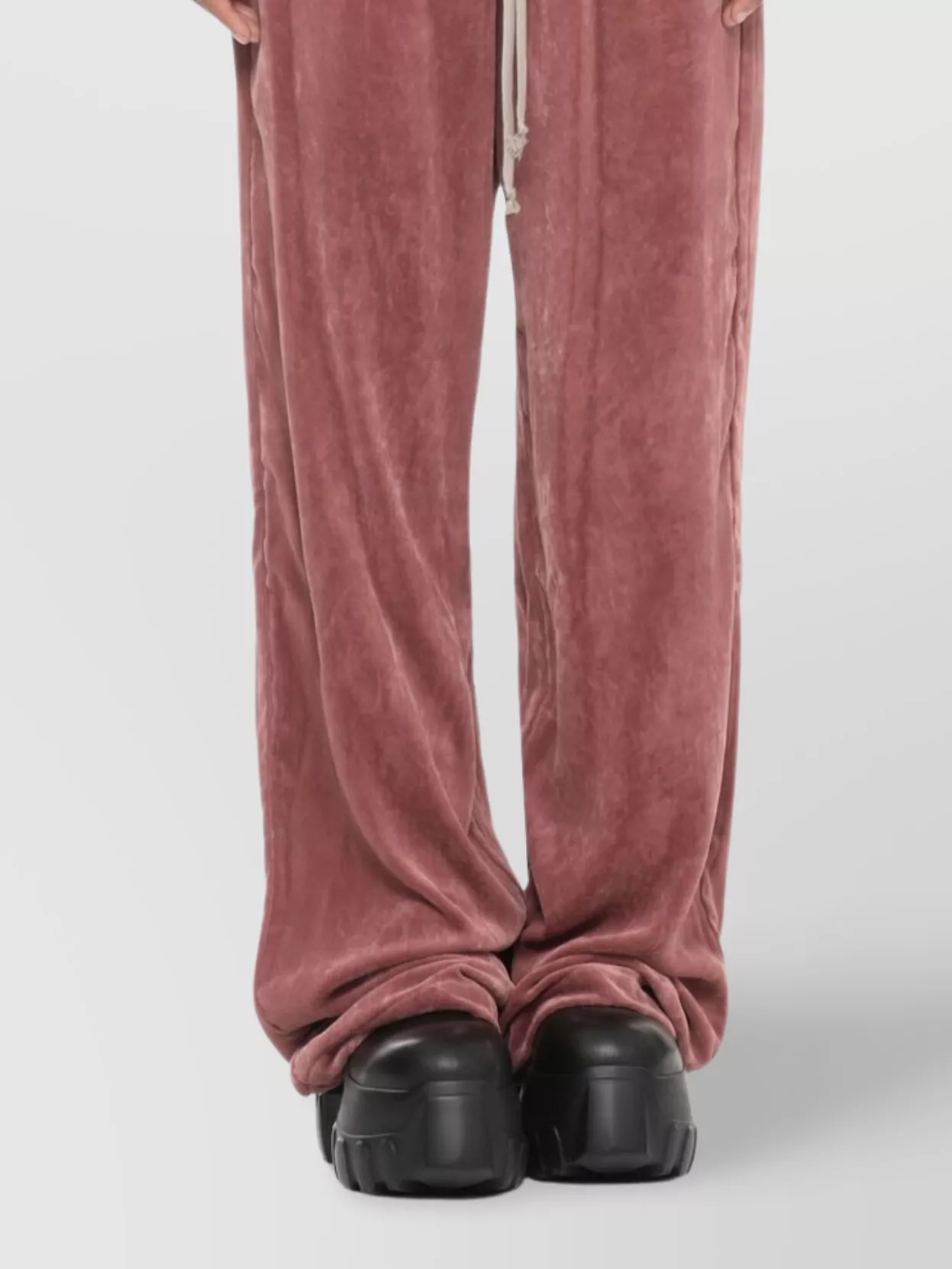 Rick Owens Asymmetric Hem Leather Jacket Pockets In Red