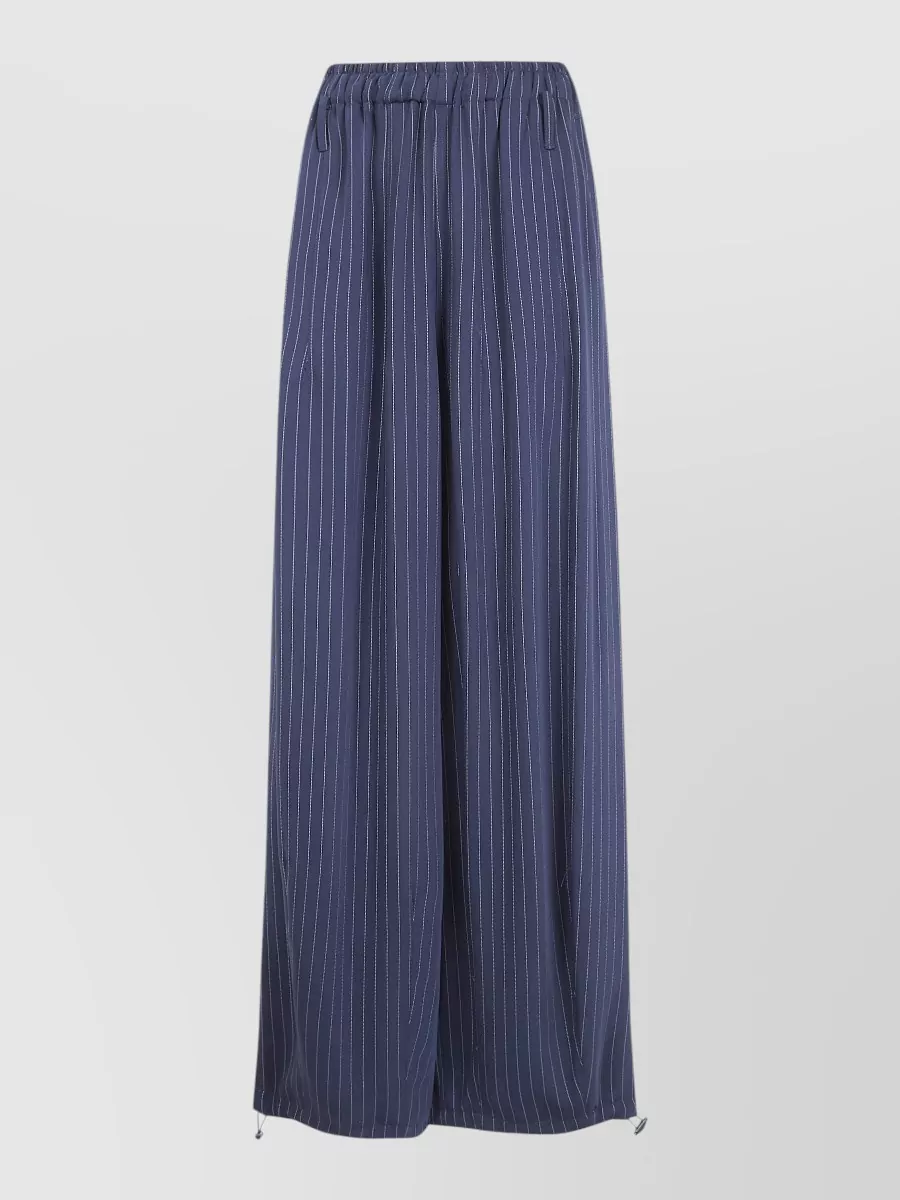 The Frankie Shop Pinstripe wide-leg track pants