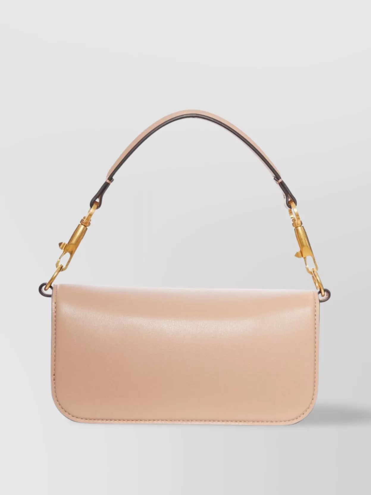 Valentino Garavani Small Leather Shoulder Bag With Crystal And Pearl Embellishments