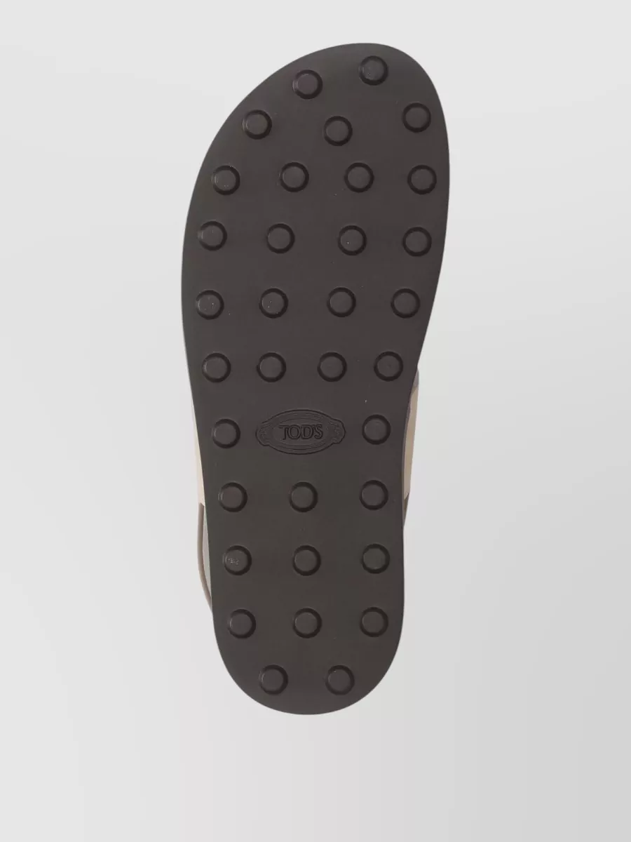 Tod's Leather Flat Sandals