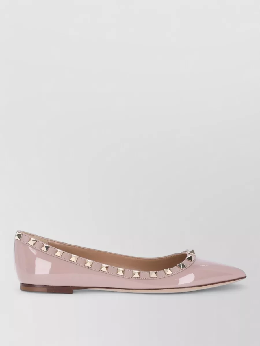 Valentino Garavani Leather Ballerina Shoes