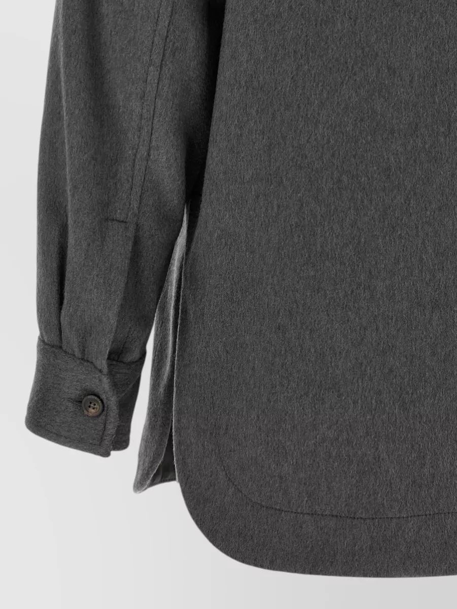 Peserico Virgin Wool Overshirt Jacket