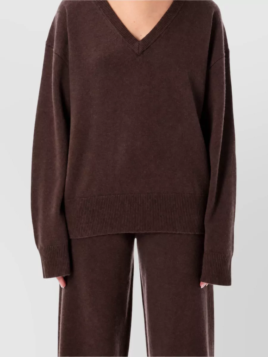 Rhea Costa cashmere v-neck sweater